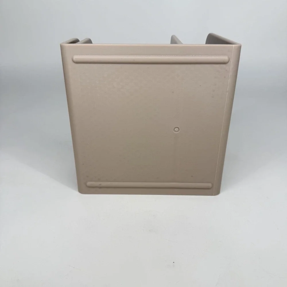 Caraway Magnetic Lid Organizer 3-Slot Cookware Storage Rack Beige Tan